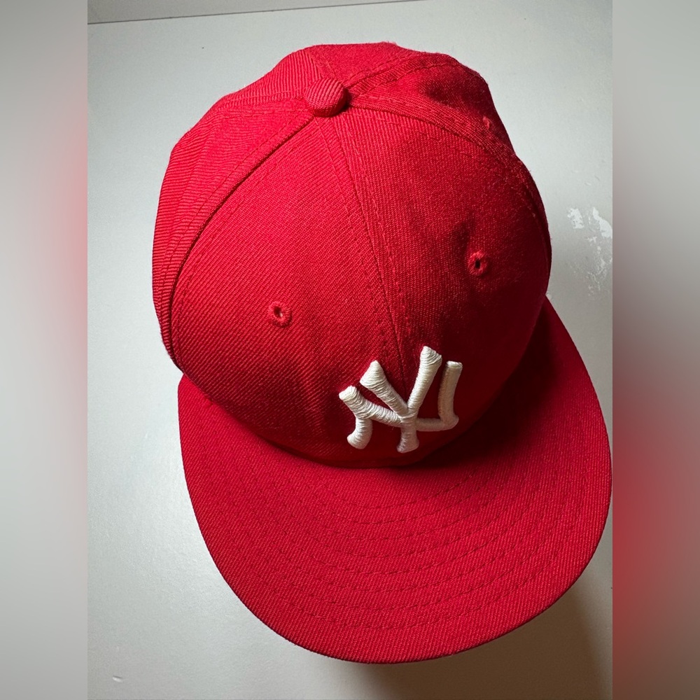 New Era 59FIFTY New York Yankees Fitted Hat - Red/White - Size 7 1/8